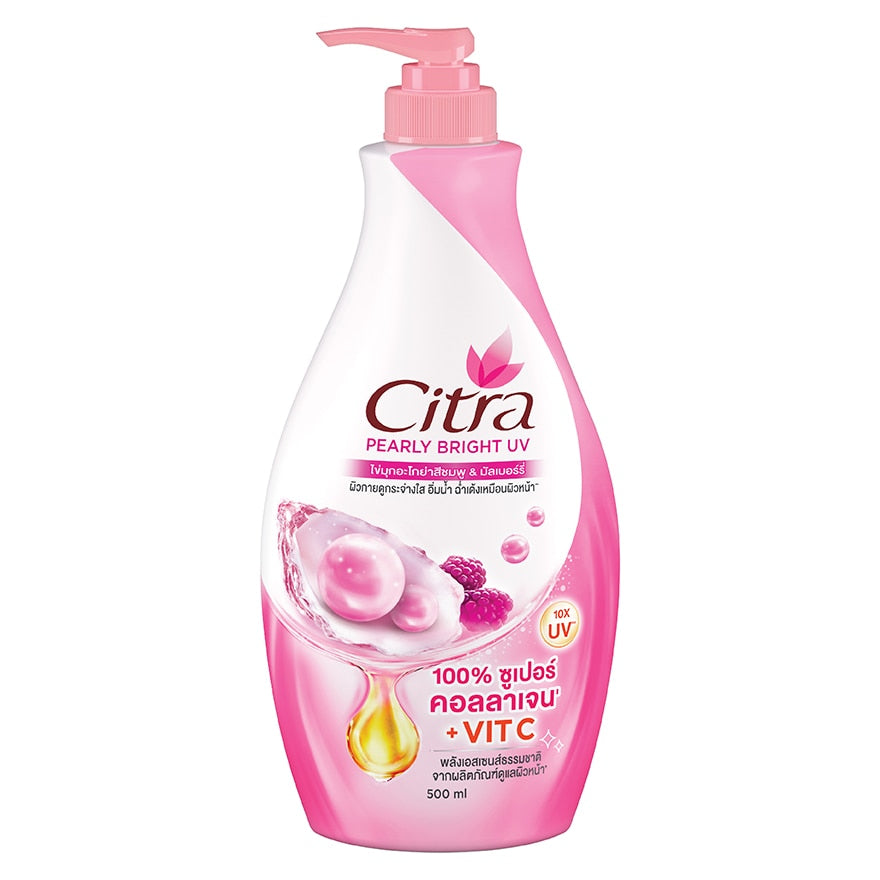 Citra Pearly Bright UV Lotion 500ml for Radiant Glow