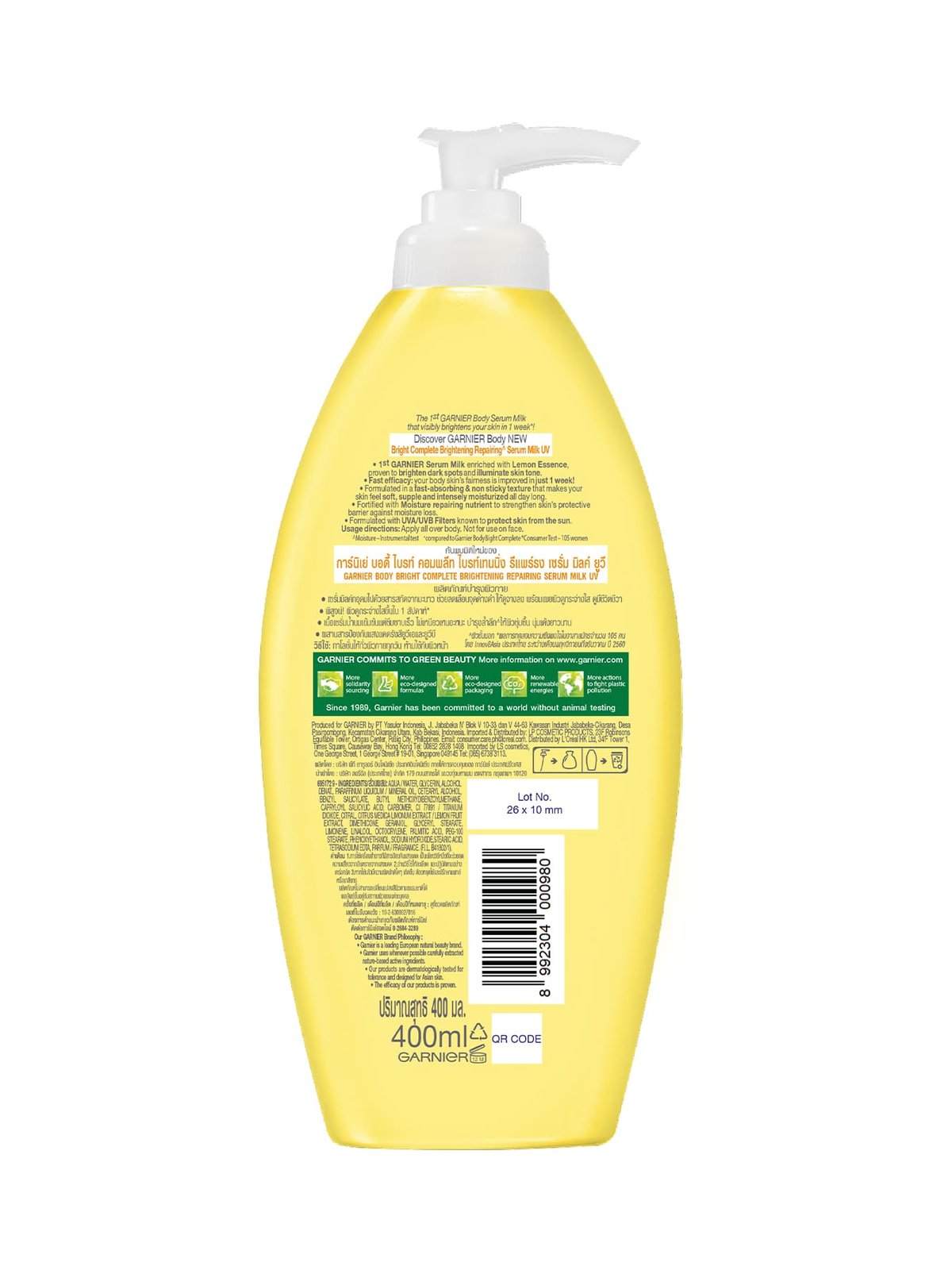 Garnier Bright Complete Vit C Body Lotion 400ml