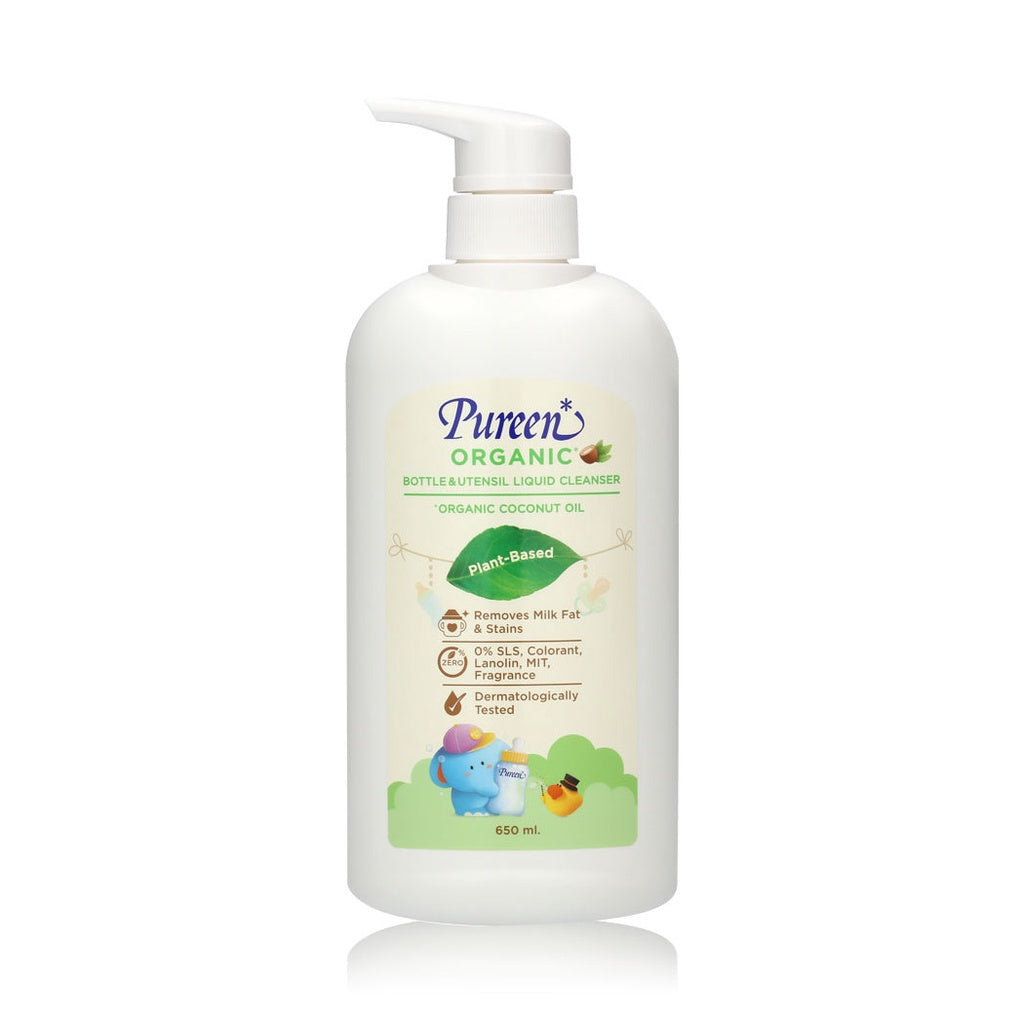 Pureen Baby Organic Liquid Cleanser - Safe and Effective Cleaning for Baby Bottles