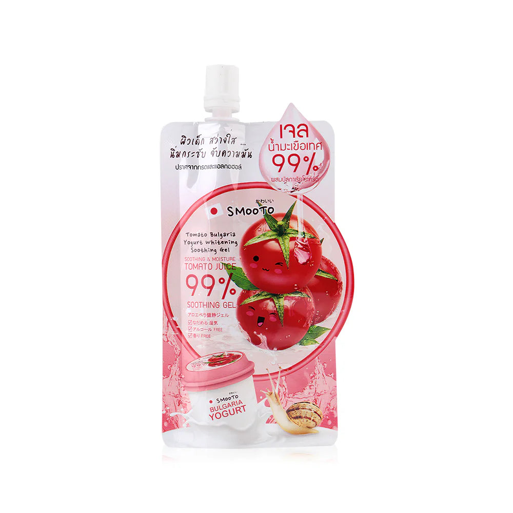 Smooto Japan Tomato Bulgaria Yogurt Whitening Soothing Gel 40ml