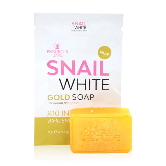 Precious Skin Thailand Snail Face&Body White Gold Soap 70g