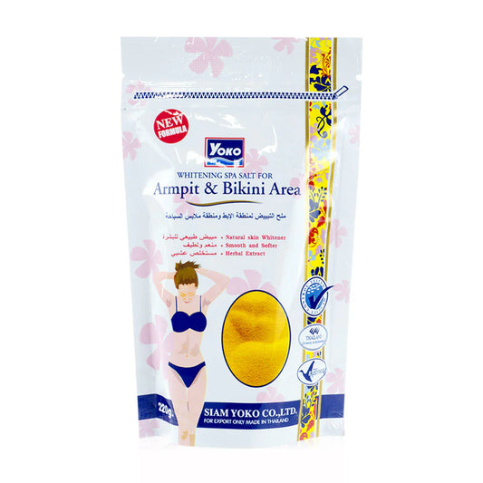 Yoko Whitening Spa Salt For Armpit & Bikini Area 220g