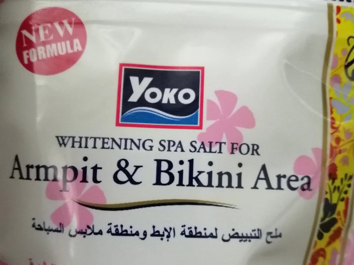 Yoko Whitening Spa Salt For Armpit & Bikini Area 220g