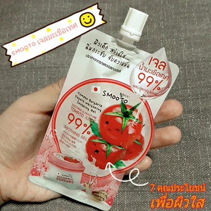 Smooto Japan Tomato Bulgaria Yogurt Whitening Soothing Gel 40ml