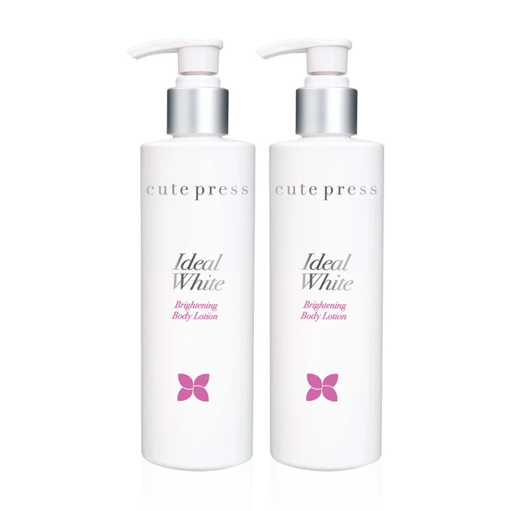 Cute Press Ideal White Brightening Body Lotion [220ml x 2pcs]