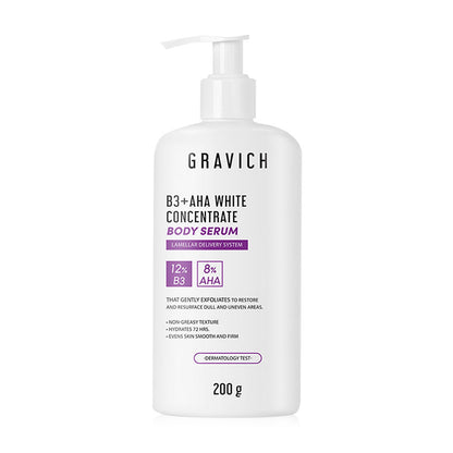 GRAVICH B3+ AHA White Concentrate Body Serum 200g