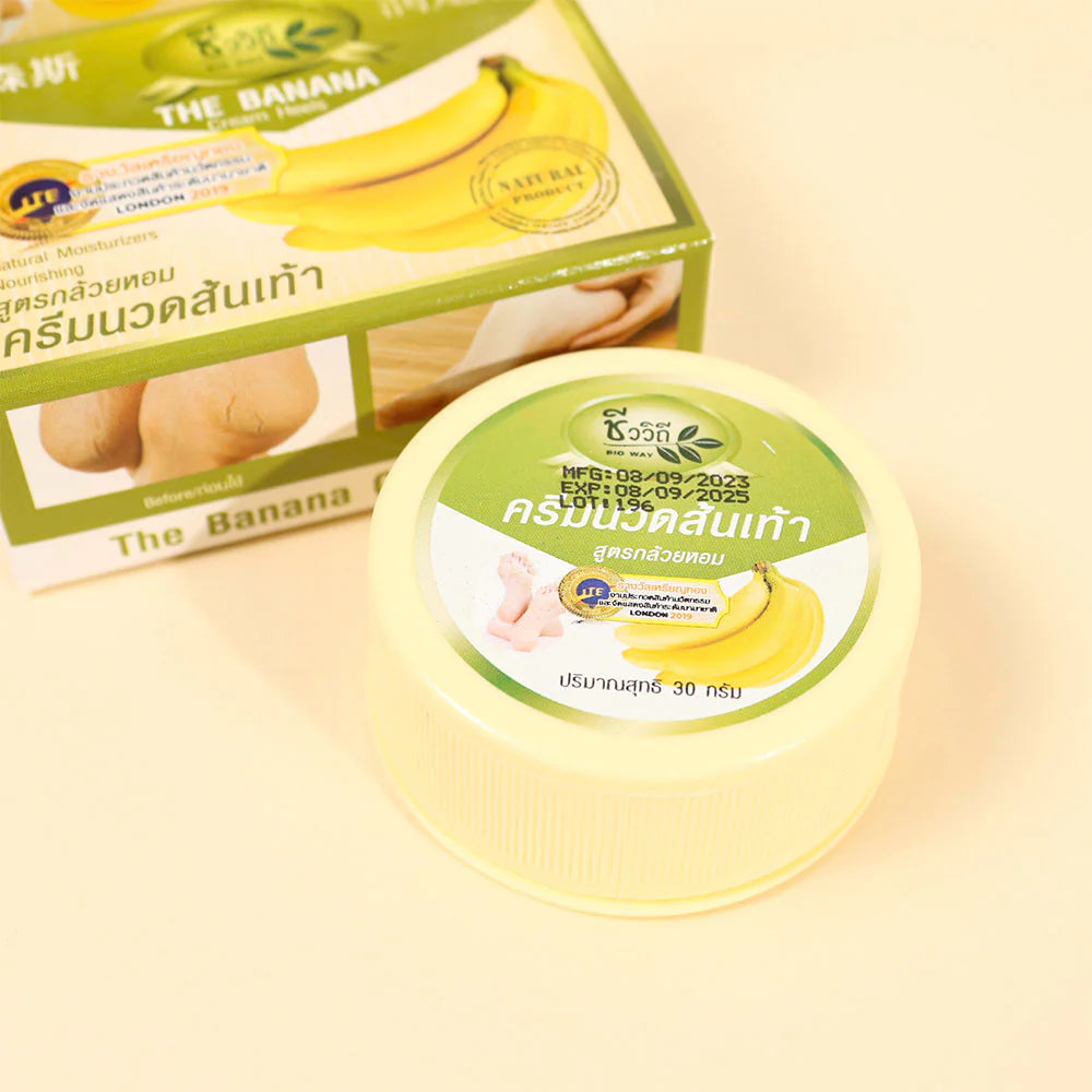 Bio Way Banana Cream Heels [Foot Massage] 30g