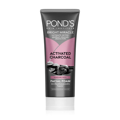 Ponds Bright Miracle Ultimate Detox Activated Charcoal Facial Foam 90g