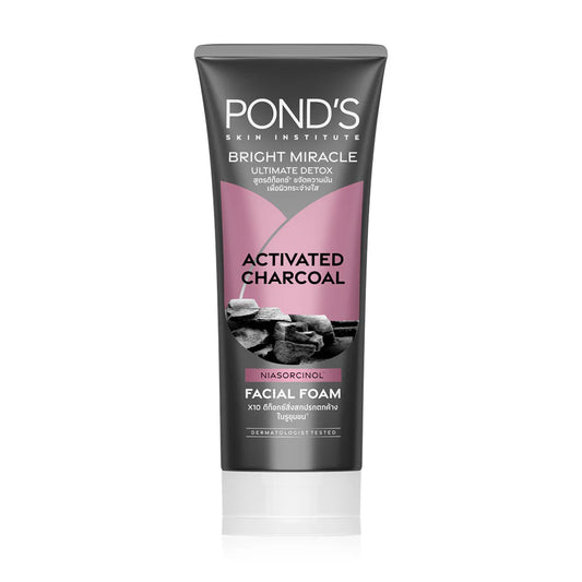 Ponds Bright Miracle Ultimate Detox Activated Charcoal Facial Foam 90g