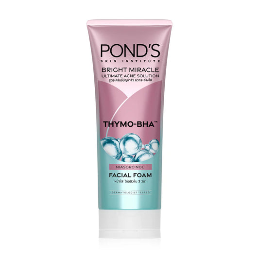 Ponds Bright Miracle Ultimate Acne Solution THYMO-BHA Facial Foam 90g