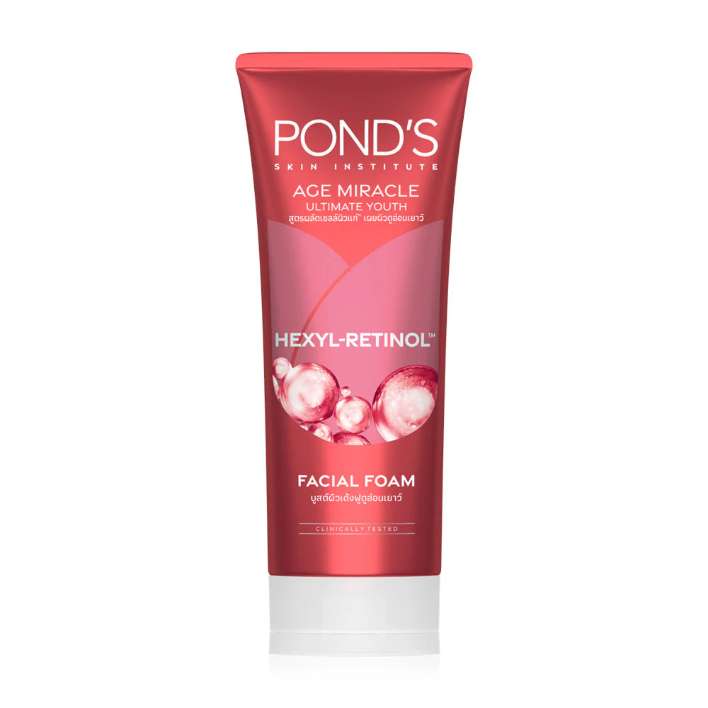 Ponds Age Miracle Ultimate Youth Hexyl-Retinol Facial Foam 90g