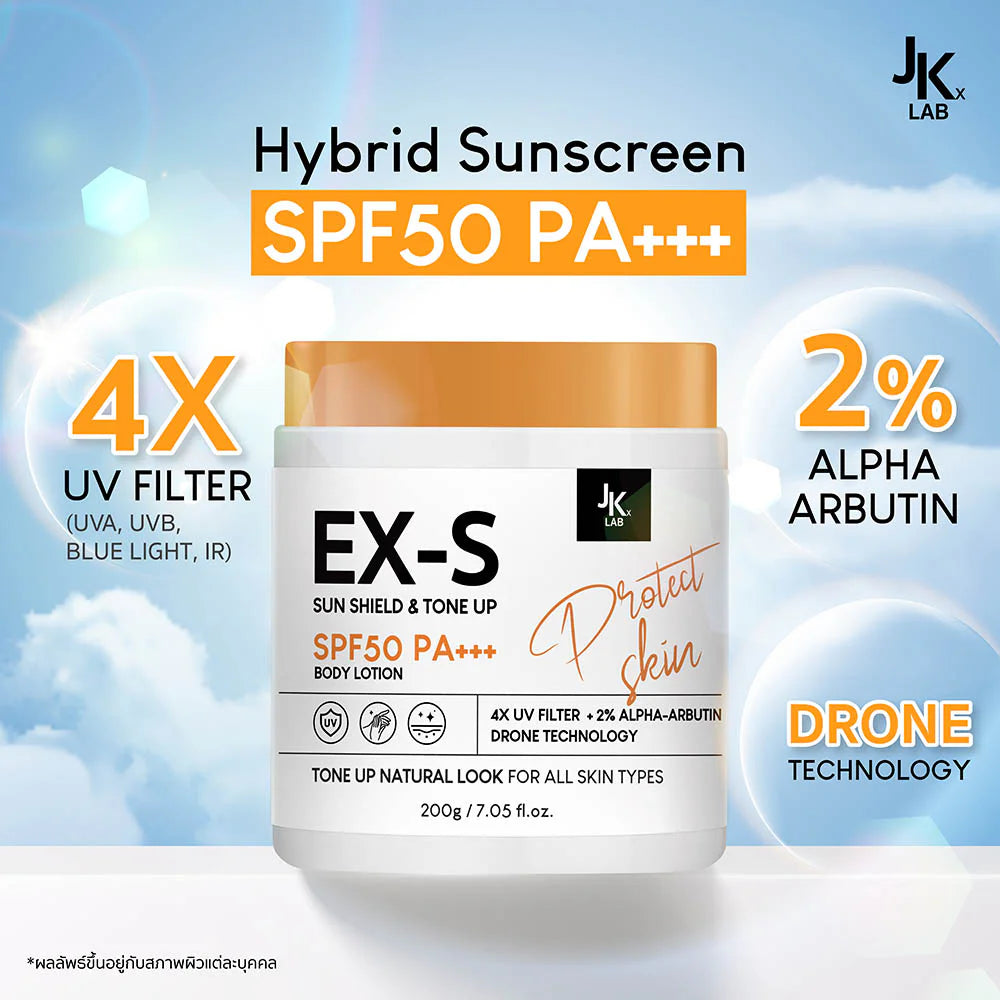 JKxLab EX-S Ultra Sun Shield Tone Up Body Lotion SPF50 PA+++ 200g