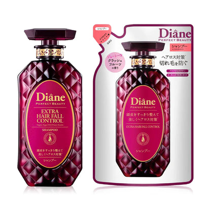 Moist Diane Set 2 Item Hair Fall Control Shampoo 450ml + Shampoo Refill 330ml