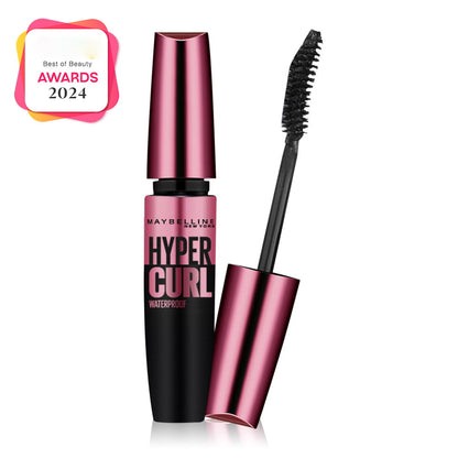 Maybelline New York The Hypercurl Waterproof Mascara 9.2ml #Black