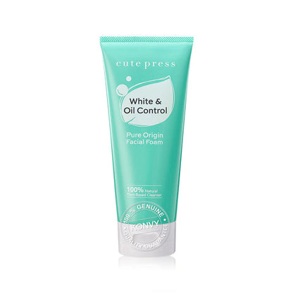 Cute Press Pure Origin White & Oil Control Facial Foam 120g