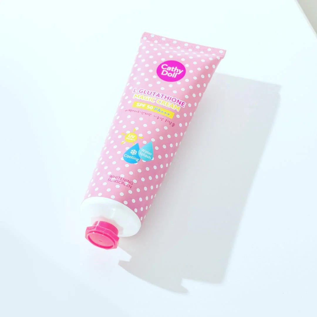 Protect & Glow with Cathy Doll L-Glutathione Magic Cream SPF50/PA+++ Thai Trade Wholesale Protect & Glow with Cathy Doll L-Glutathione Magic Cream SPF50/PA+++ Thai Trade Wholesale