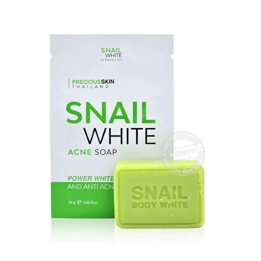 Precious Skin Thailand Snail Face&Body White Acne Soap 70g