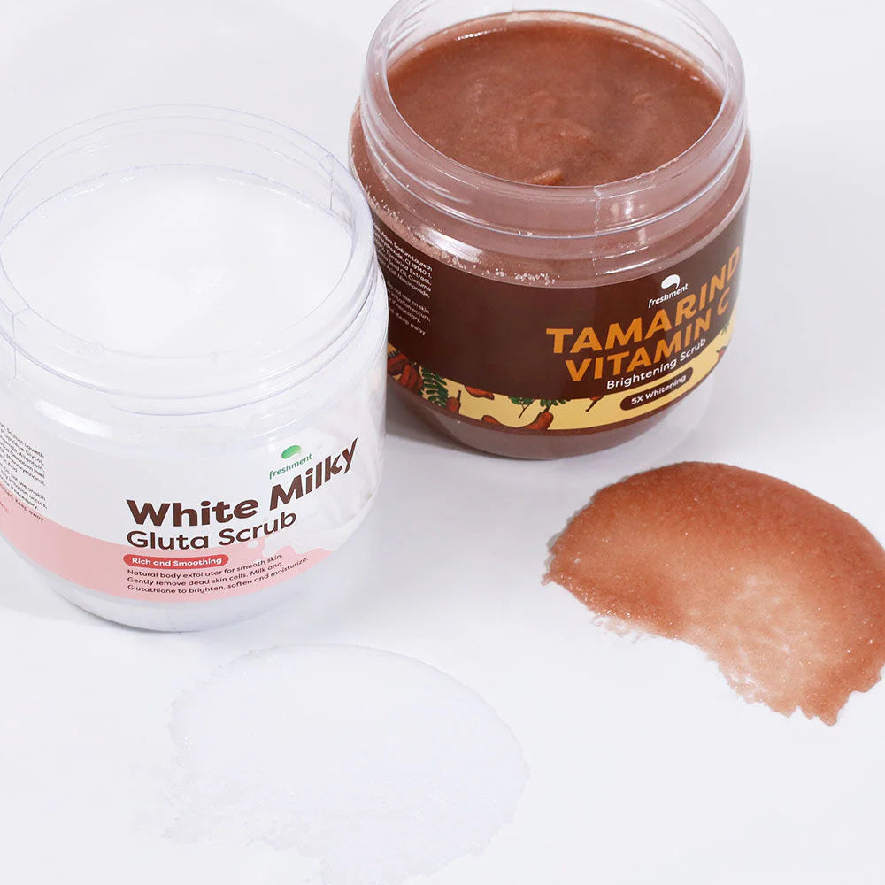 Freshment Gluta Scrub 700g | Milky Brightening Body Exfoliant Thai Trade Wholesale Freshment Gluta Scrub 700g | Milky Brightening Body Exfoliant Thai Trade Wholesale