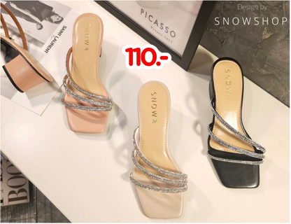 Sparkling Slip-On Sandals for Women - Get Yours for 125!