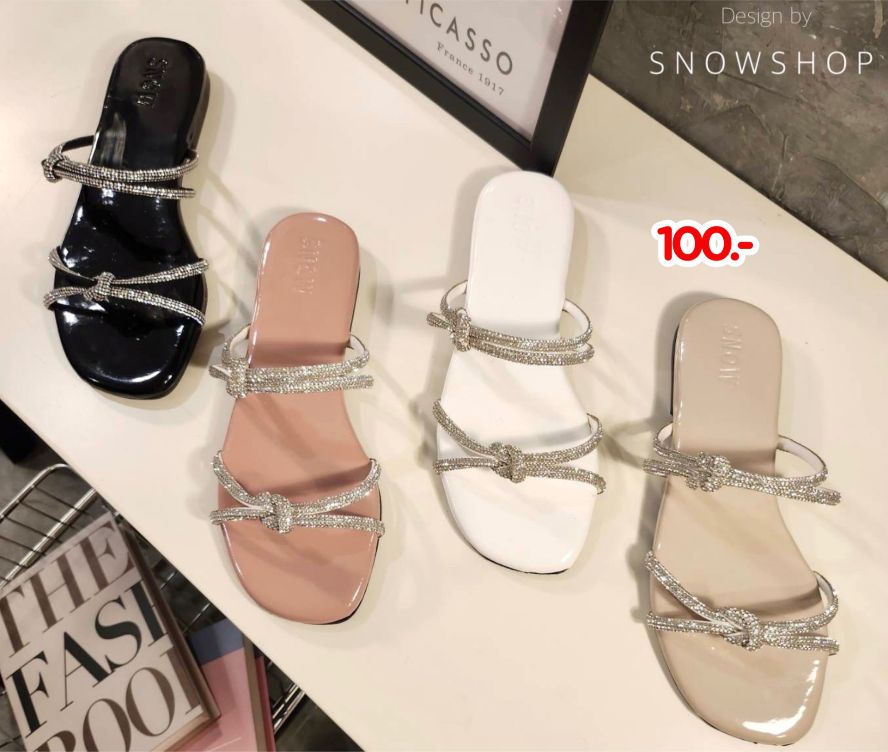 Sparkling Slip-On Sandals for Women - Get Yours for 125!