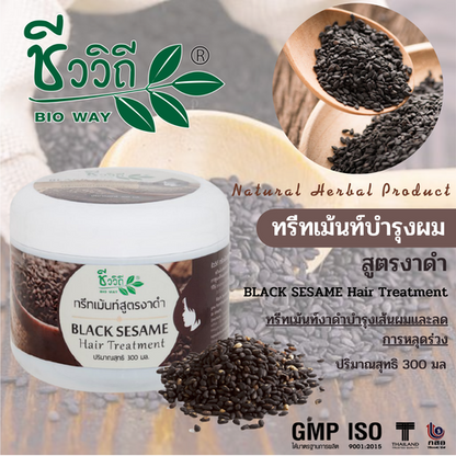 Black sesame treatment formula 300 ml.