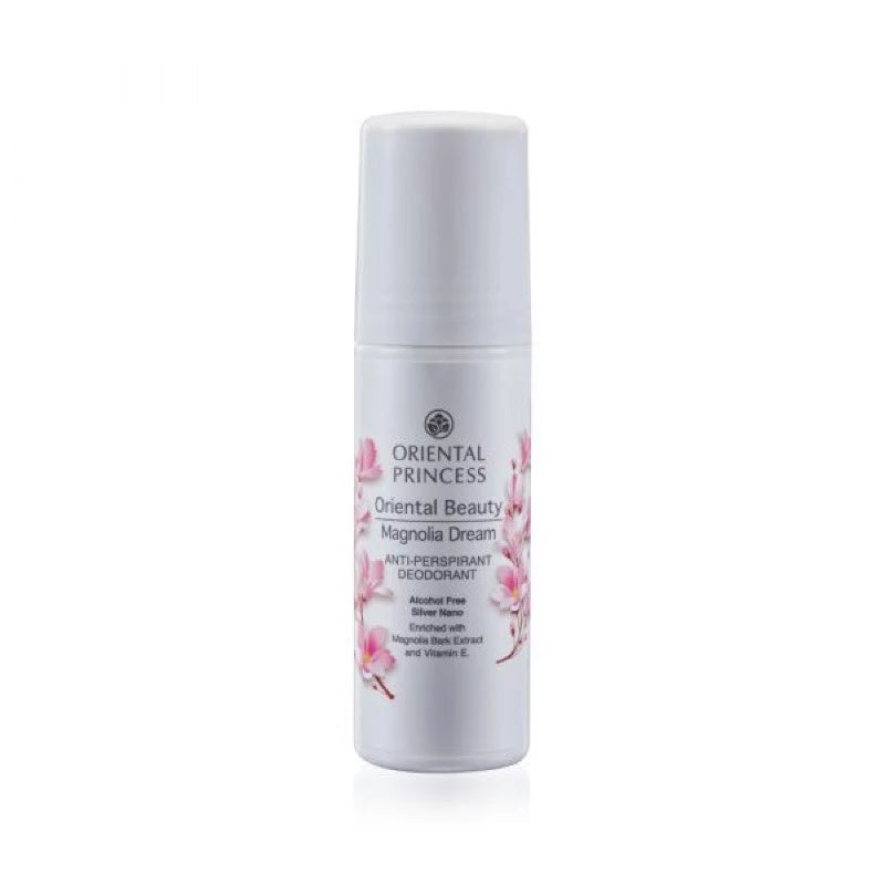 Oriental Princess Magnolia Dream deodorant bottle on a white background