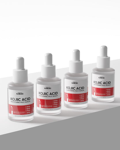 ABOUT MEE Kojic Acid Whitening Face Serum 30ml – 1% Kojic + 5% Niacinamide + AHA/BHA/PHA