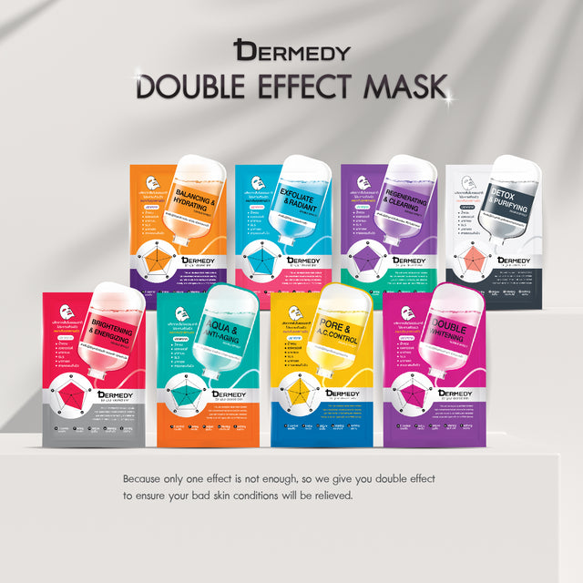 DERMEDY Double Whitening Double Effect Mask