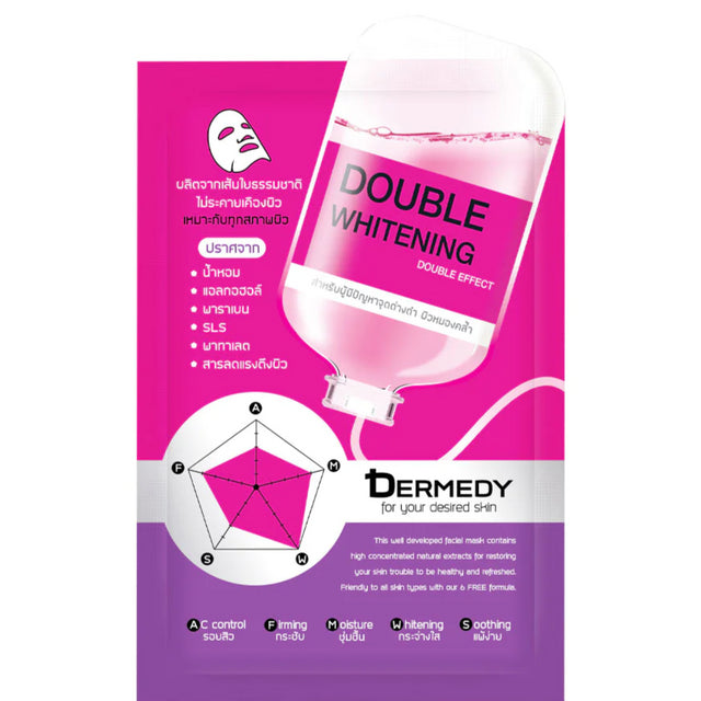 DERMEDY Double Whitening Double Effect Mask