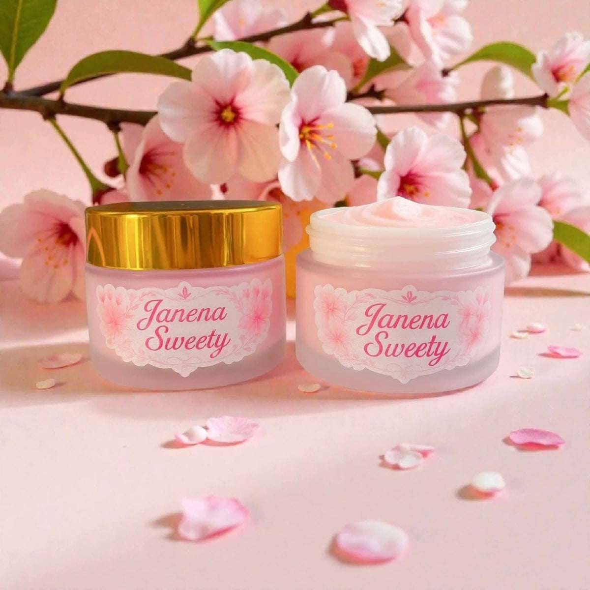 Janena Sweety Cream Feminine Care Brightening Cream 50g jar packaging Thailand intimate area brightening cream with Vitamin C Hyaluronic Acid
