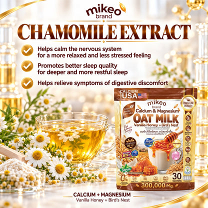 Woman drinking MIKEO Oat Milk for healthy digestion and sustained energy before after wellness results