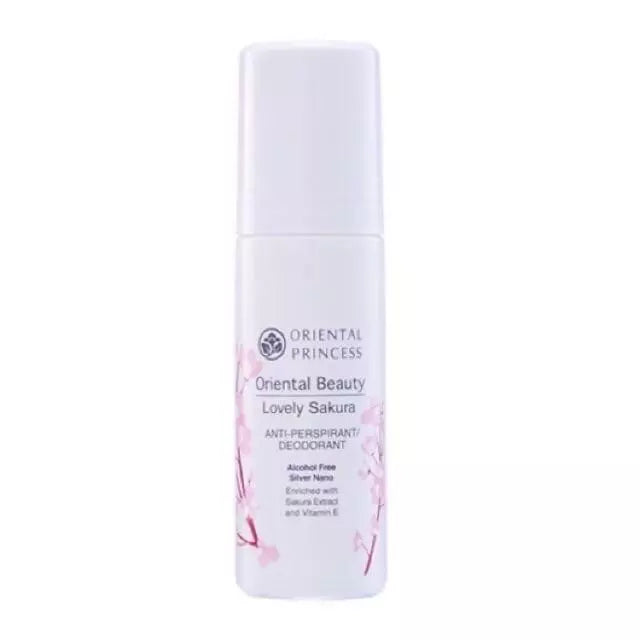 Oriental Princess Oriental Beauty Lovely Sakura deodorant bottle on a white background