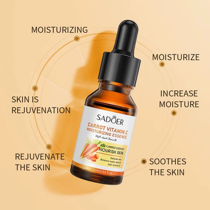 SADOER Serum 15ml bottle packaging Thailand brightening facial serum with Vitamin C Vitamin E natural extracts 4 formulas