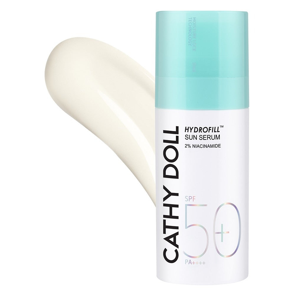 
 
Cathy Doll Hydrofill Sun Serum SPF50+ PA++++ 2% Niacinamide 30ml