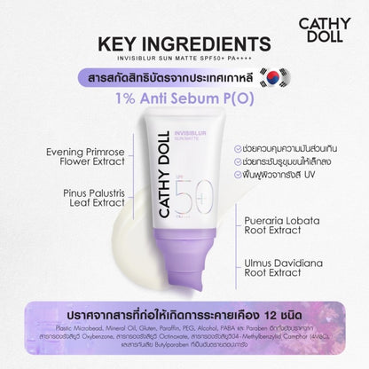 Hand applying Cathy Doll sunscreen demonstrating patting technique for invisible protection and smooth skin