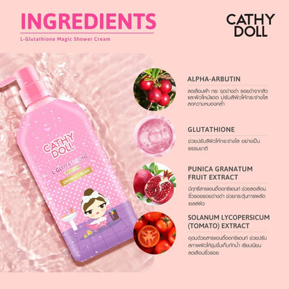 Cathy Doll L-Glutathione Magic Shower Cream 500ml Cathy Doll (Y24)