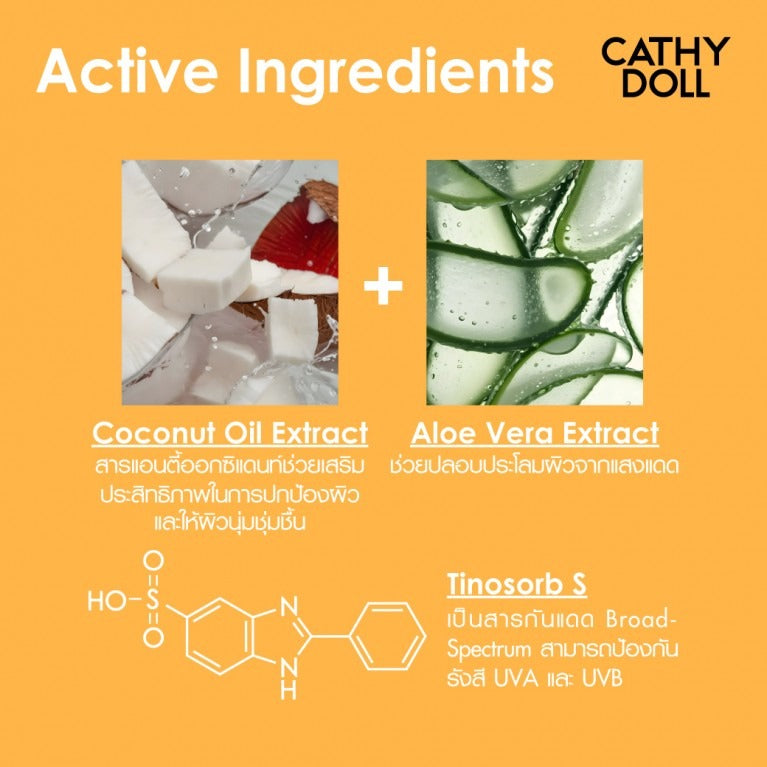 Cathy Doll Ultra Light Sun Fluid SPF50+ PA++++ 70ml Cathy Doll