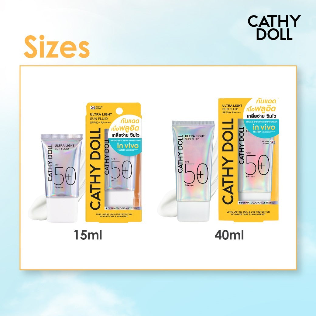 Cathy Doll Ultra Light Sun Fluid SPF50+ PA++++ 70ml Cathy Doll