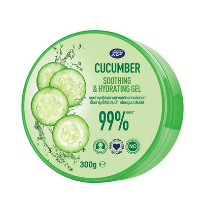 Cucumber Soothing Hydrating Gel 300ml bottle packaging Thailand pure cucumber skincare