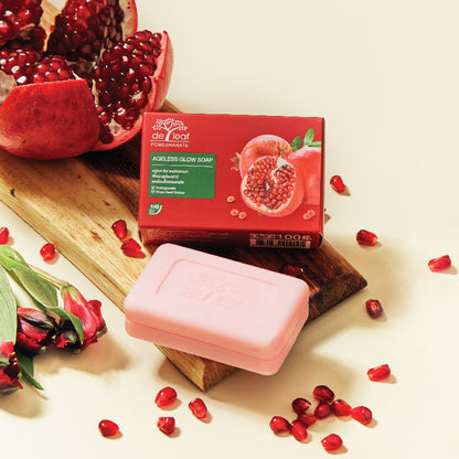 De Leaf Pomegranate Ageless Glow Soap