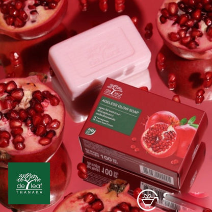 De Leaf Pomegranate Ageless Glow Soap