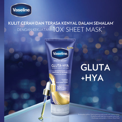 VASELINE HEALTHY BRIGHT GLUTA-HYA SERUM BURST OVERNIGHT RADIANCE REPAIR