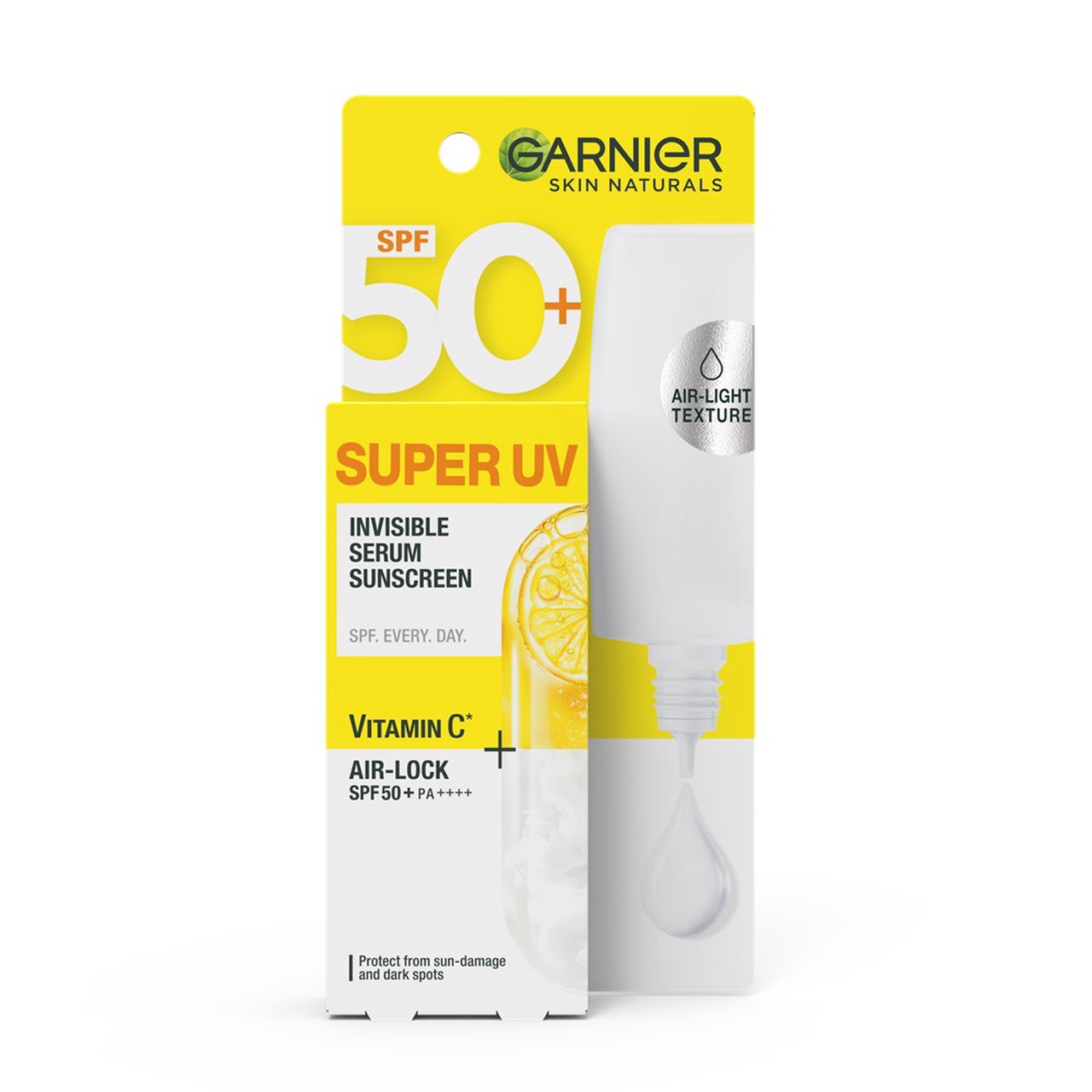 Garnier Skin Naturals Super Uv-Invisible Serum Sunscreen Spf50+ Pa++++ 30Ml