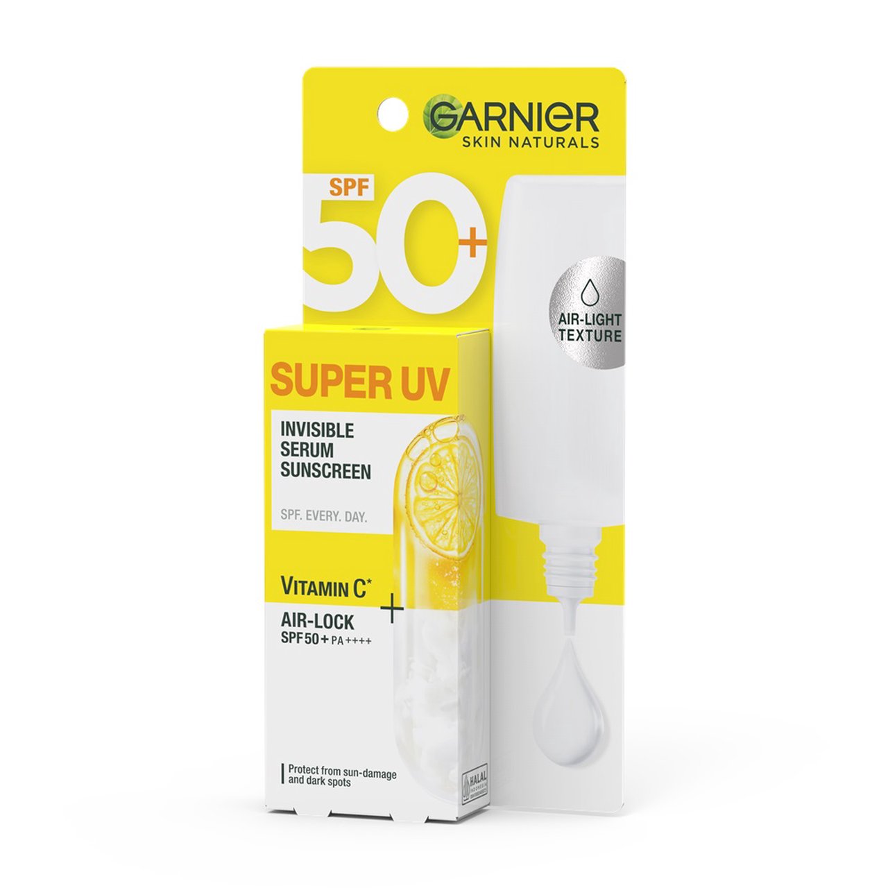 Garnier Skin Naturals Super Uv-Invisible Serum Sunscreen Spf50+ Pa++++ 30Ml