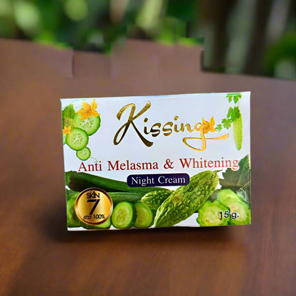 KISSING ANTI MELASMA&WHITENING NIGHT CREAM 15G