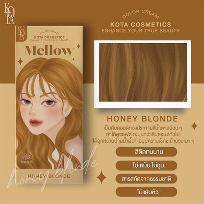 Kota Cosmetics Color Cream Mellow 100ml #Honey Blonde
