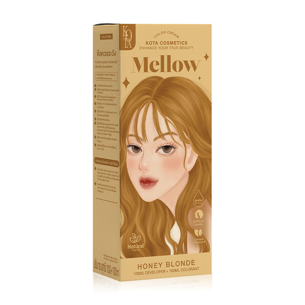 Kota Cosmetics Color Cream Mellow 100ml #Honey Blonde