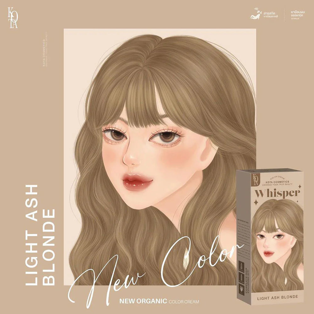 Kota cosmetics Color Cream Whisper 100ml #Light Ash Blonde