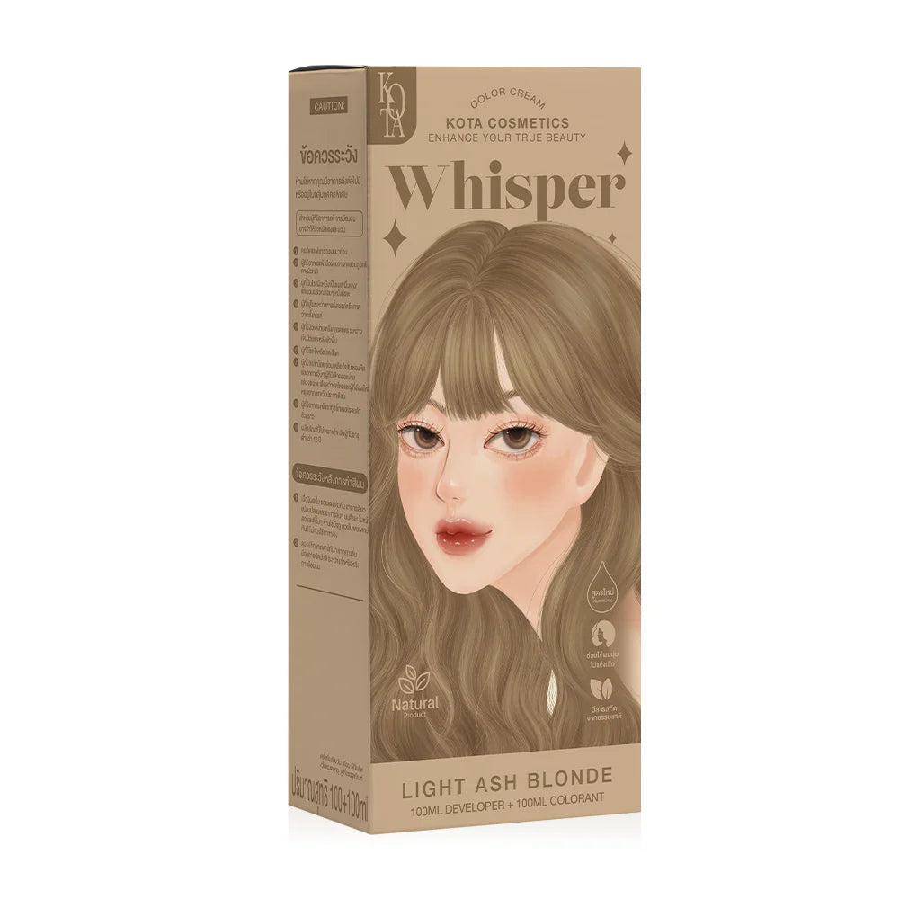 Kota cosmetics Color Cream Whisper 100ml #Light Ash Blonde