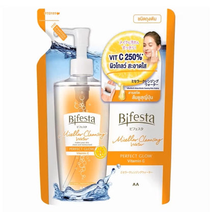 Bifesta Micellar Cleansing Water Perfect Glow Refill 360Ml